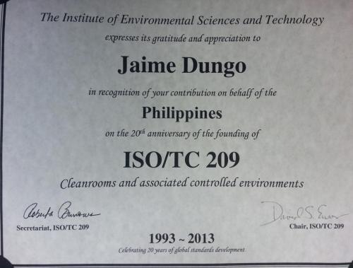 Certification TC 209